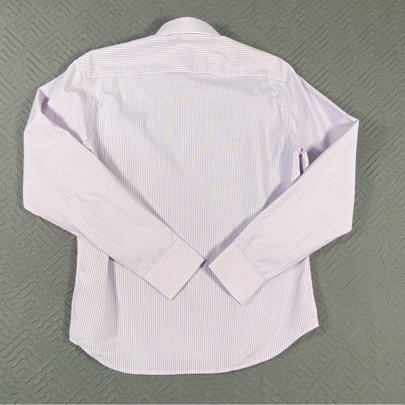 UNTUCKit Men’s Chenel Button Down Red Blue Stripe Size Small New With Tags - Picture 5 of 8